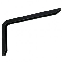 Wspornik półki aluminium czarny 250x150mm mod.4