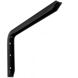 Wspornik półki aluminium czarny 250x150mm mod.4