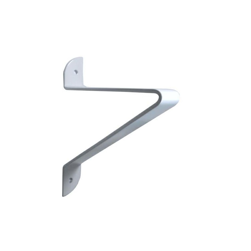 Wspornik półki stalowy biały 200x180mm mod. BELLUCCI