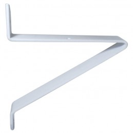 Wspornik półki stalowy biały 200x180mm mod. BELLUCCI