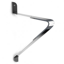 Wspornik półki stalowy chrom 200x180mm mod. BELLUCCI