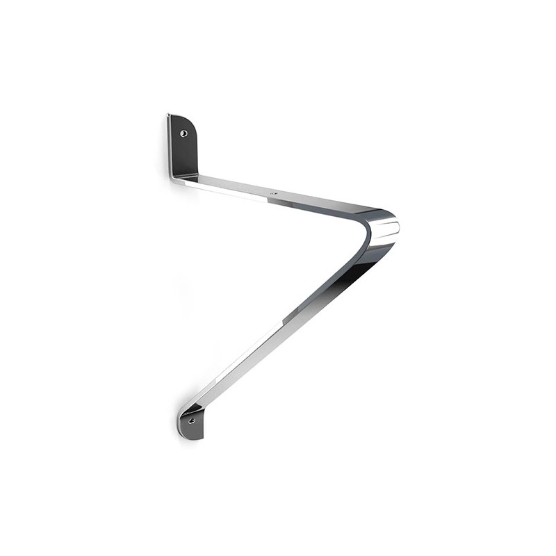 Wspornik półki stalowy chrom 200x180mm mod. BELLUCCI