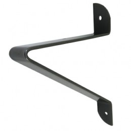 Wspornik półki stalowy czarny 200x180mm mod. BELLUCCI