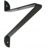 Wspornik półki stalowy czarny 200x180mm mod. BELLUCCI