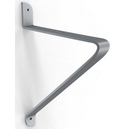 Wspornik półki stalowy srebrny 200x180mm mod. BELLUCCI