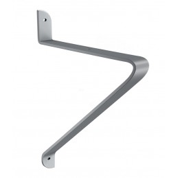 Wspornik półki stalowy srebrny 200x180mm mod. BELLUCCI