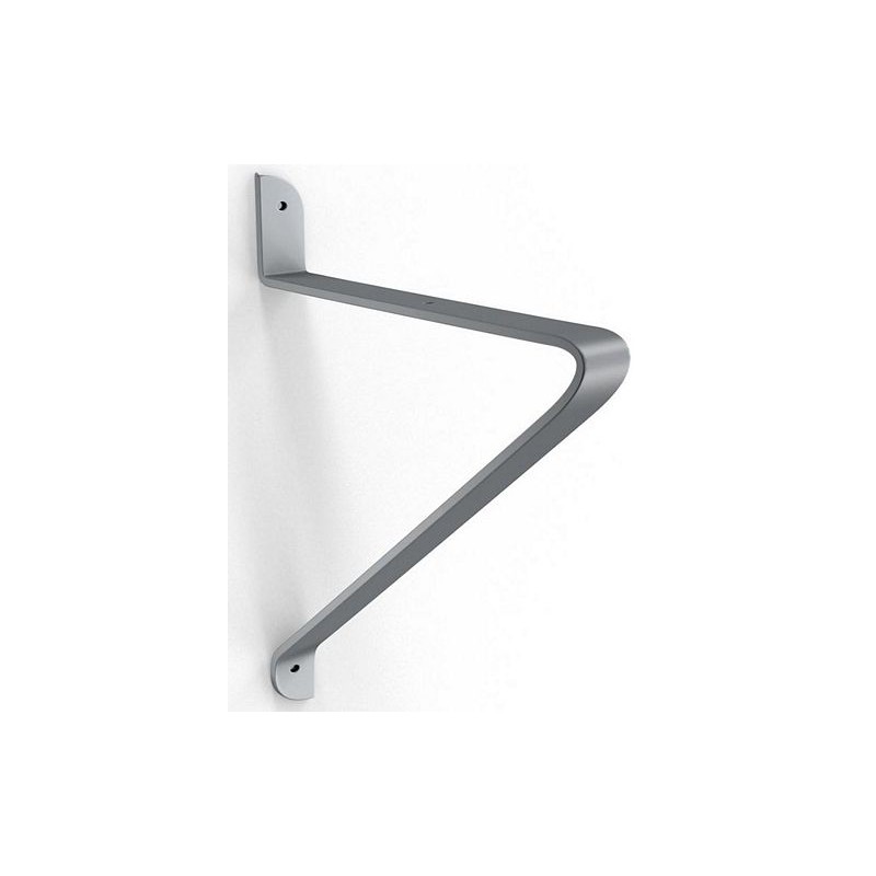 Wspornik półki stalowy srebrny 240x240mm mod. BELLUCCI