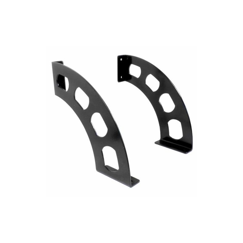 Wspornik półki stalowy czarny 190x180mm mod. BOOMERANG 20 2szt.