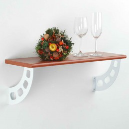 Wspornik półki stalowy czarny 190x180mm mod. BOOMERANG 20 2szt.