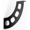 Wspornik półki stalowy czarny 190x180mm mod. BOOMERANG 20 2szt.