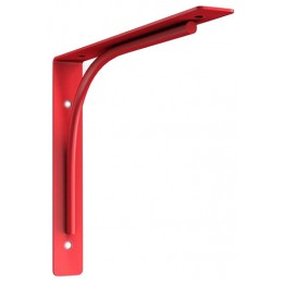 Wspornik półki stal czerwony 140x115mm mod. ECLISSE 14