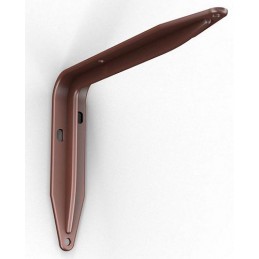 Wspornik półki stalowy brązowy 140x200mm EUROPA 20