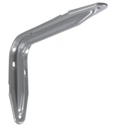 Wspornik półki stalowy srebrny 140x200mm EUROPA 20