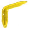 Wspornik półki stalowy żółty 140x200mm EUROPA 20