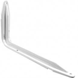 Wspornik półki stalowy biały 167x265mm EUROPA 28