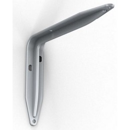 Wspornik półki stalowy srebrny 177x327mm EUROPA 34