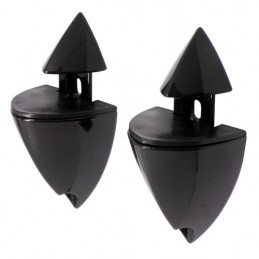 Podpórka regulowana do półek 1-21mm czarna 2szt. ICEBERG 4 ref.450