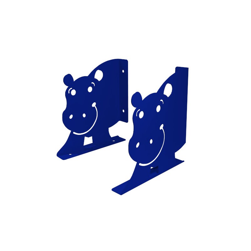 Wspornik półki dziecięcy stalowy niebieski 170x178mm IPPO 17 2szt.