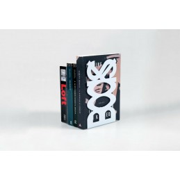 Podpórka do książek stalowa czarna 210x120mm mod. BOOKS