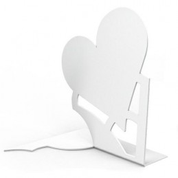 Podpórka do książek 190x146mm mod. MON AMOUR biała