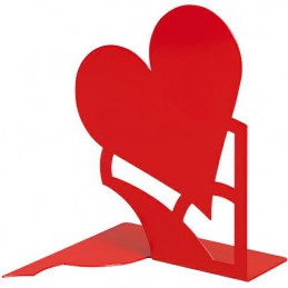 Podpórka do książek 190x146mm mod. MON AMOUR czerwona