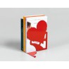 Podpórka do książek 190x146mm mod. MON AMOUR czerwona
