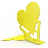 Podpórka do książek 190x146mm mod. MON AMOUR żółta