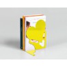 Podpórka do książek 190x146mm mod. MON AMOUR żółta