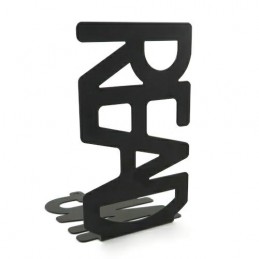 Podpórka do książek stalowa czarna 190x110mm mod. READING