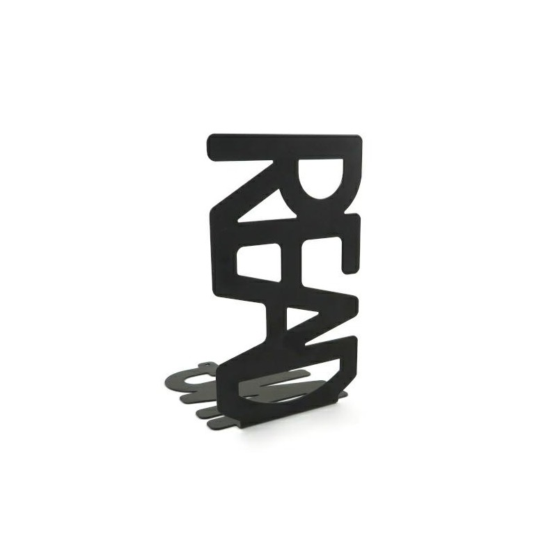 Podpórka do książek stalowa czarna 190x110mm mod. READING