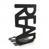 Podpórka do książek stalowa czarna 190x110mm mod. READING