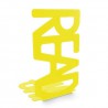 Podpórka do książek stalowa żółta 190x110mm mod. READING