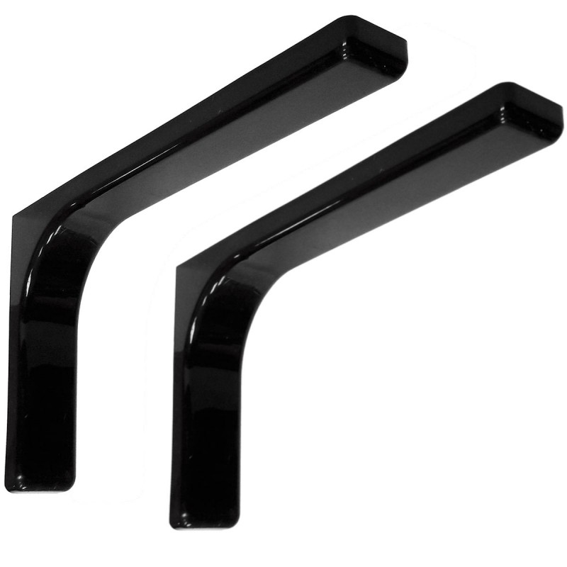 Wspornik półki czarny 80x117mm mod. LEONARDO, 2szt.
