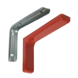 Wspornik półki czerwony 114x180mm mod. LEONARDO, 2szt.