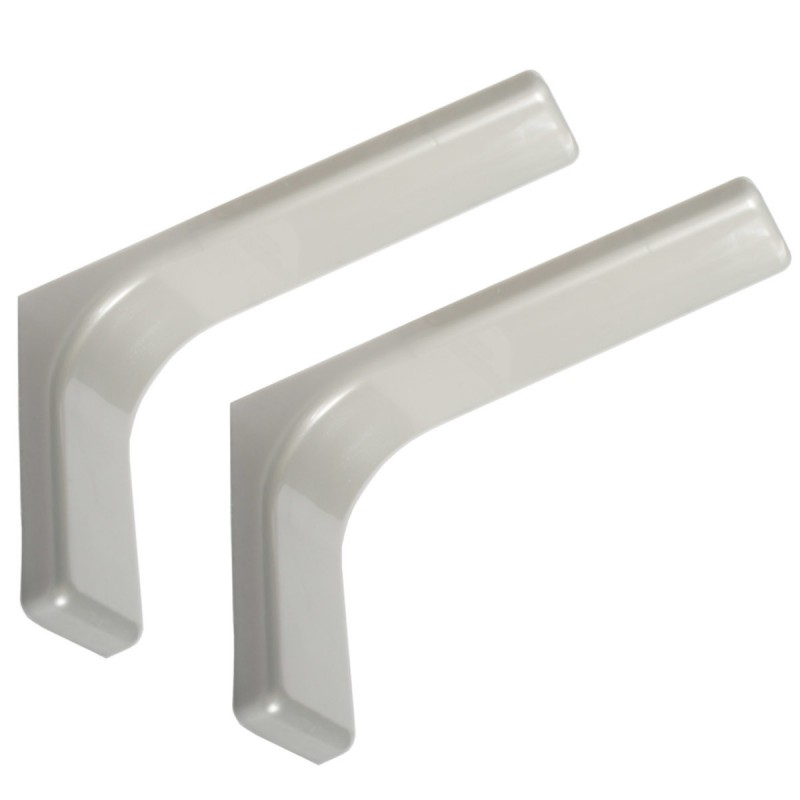 Wspornik półki srebrny 114x180mm mod. LEONARDO, 2szt.