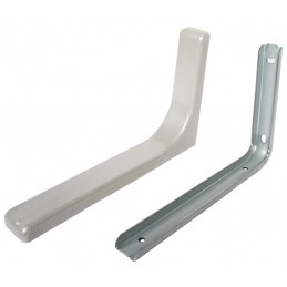 Wspornik półki srebrny 114x180mm mod. LEONARDO, 2szt.