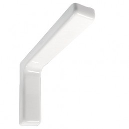 Wspornik półki biały 144x240mm mod. LEONARDO, 2szt. TA