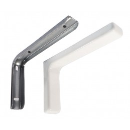 Wspornik półki biały 144x240mm mod. LEONARDO, 2szt. TA