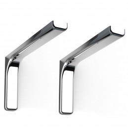Wspornik półki chrom 144x240mm mod. LEONARDO, 2szt.