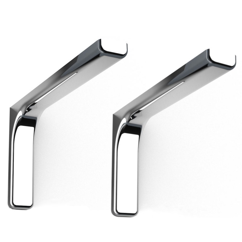 Wspornik półki chrom 144x240mm mod. LEONARDO, 2szt.