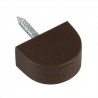 Podpórka meblowa wbijana 20mm brązowa mod. 165