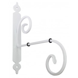 Wspornik półki stalowy biały 210x245mm RICCIOLO 21