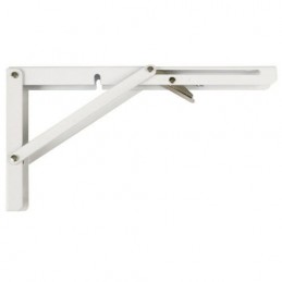 Wspornik półki składany stalowy biały 200x110mm mod. 800