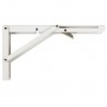 Wspornik półki składany stalowy biały 200x110mm mod. 800