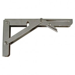 Wspornik półki składany stalowy niklowany 200x110mm mod. 800