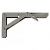 Wspornik półki składany stalowy niklowany 200x110mm mod. 800