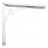 Wspornik półki składany stal biały 200x200mm mod. 8