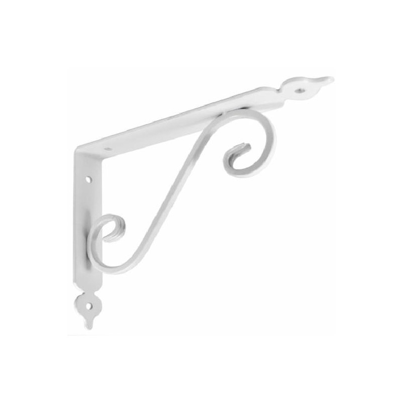 Wspornik półki stalowy biały 110x140mm TOSCANIA 14