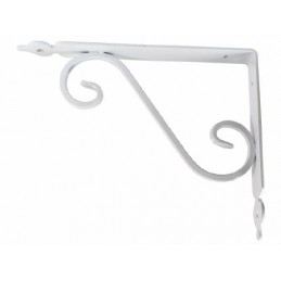 Wspornik półki stalowy biały 110x140mm TOSCANIA 14