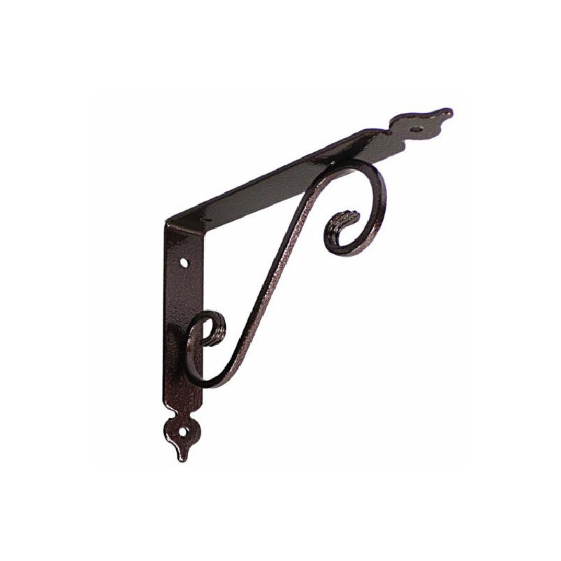 Wspornik półki stalowy miedź młotkowana 110x140mm TOSCANIA 14